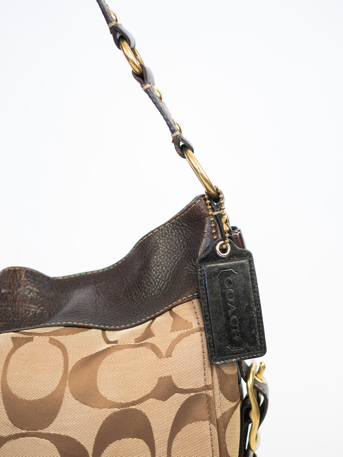 Vintage Coach Zoe Monogram Bag - Image 3