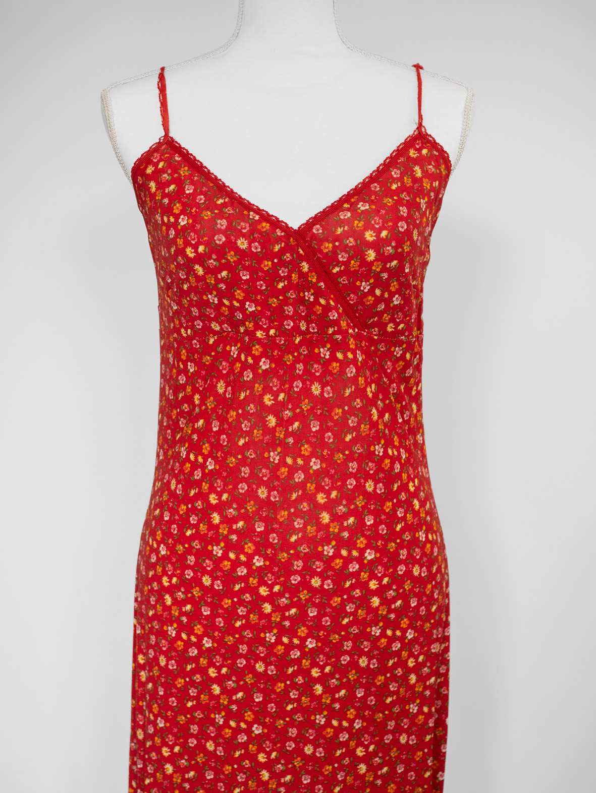 Amalfi Floral Vintage Maxi Dress - S/M - Image 2