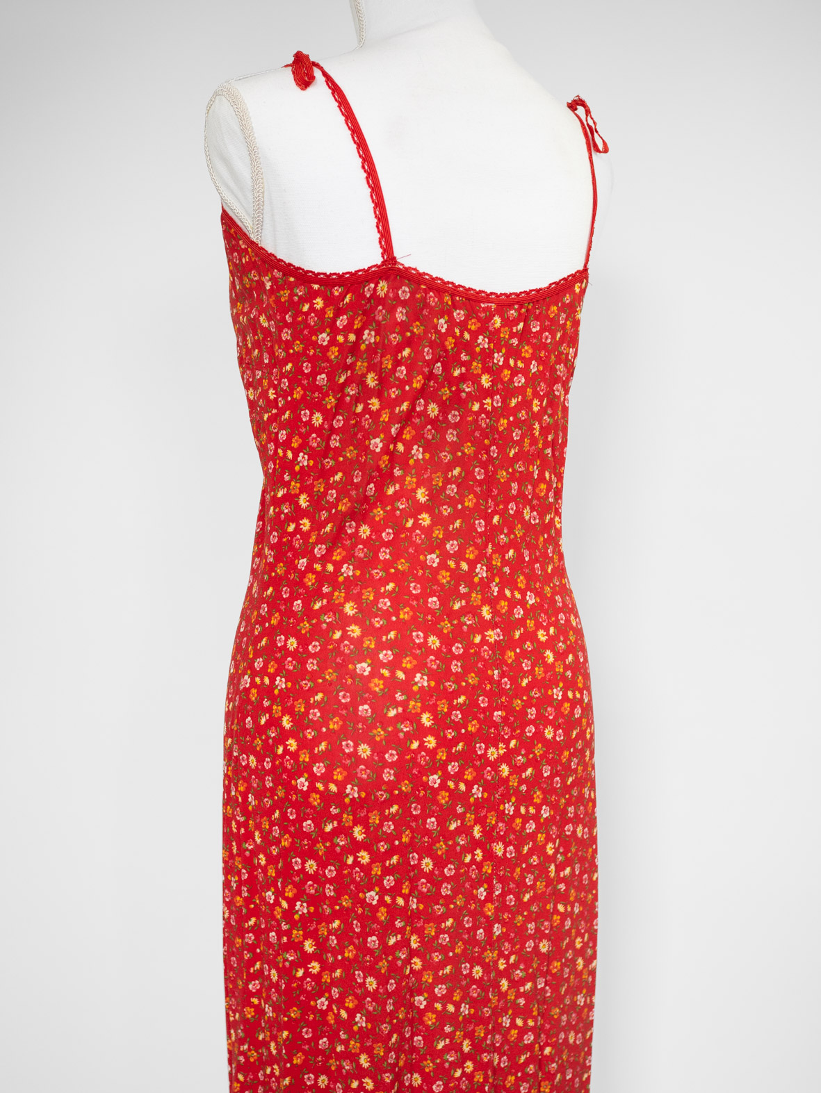 Amalfi Floral Vintage Maxi Dress - S/M - Image 5