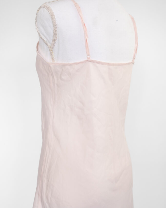 Embroidered Vintage Slip Dress - S