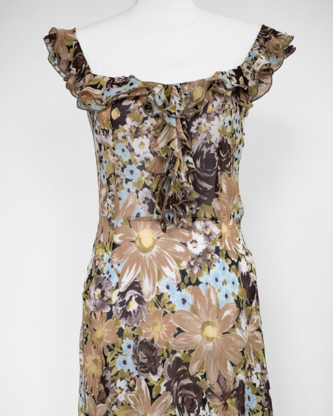 Twinset Floral Ruffle Dress - S/M