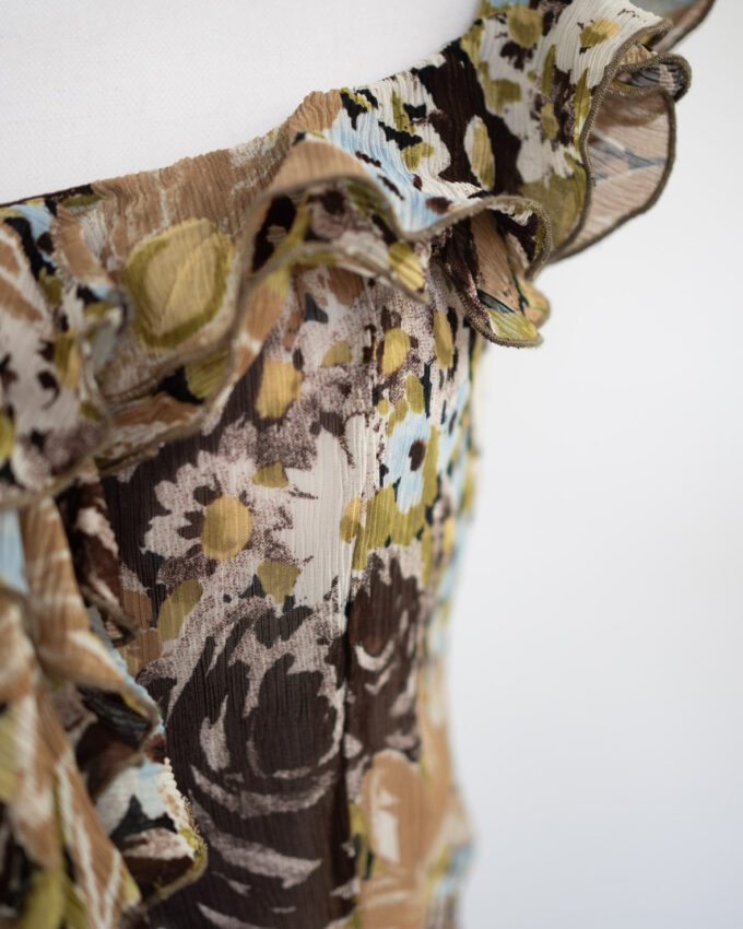 Twinset Floral Ruffle Dress - S/M