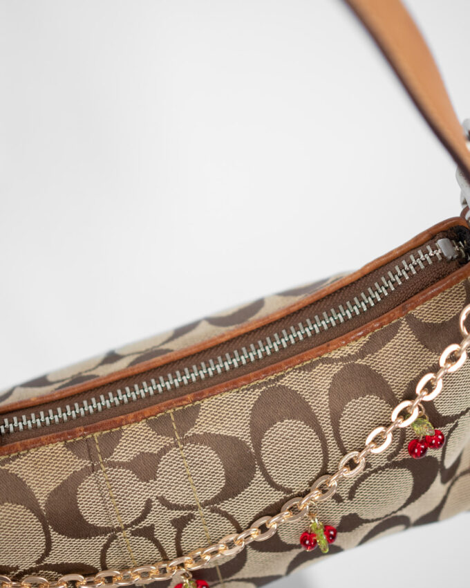 Vintage Coach Monogram Shoulder Bag