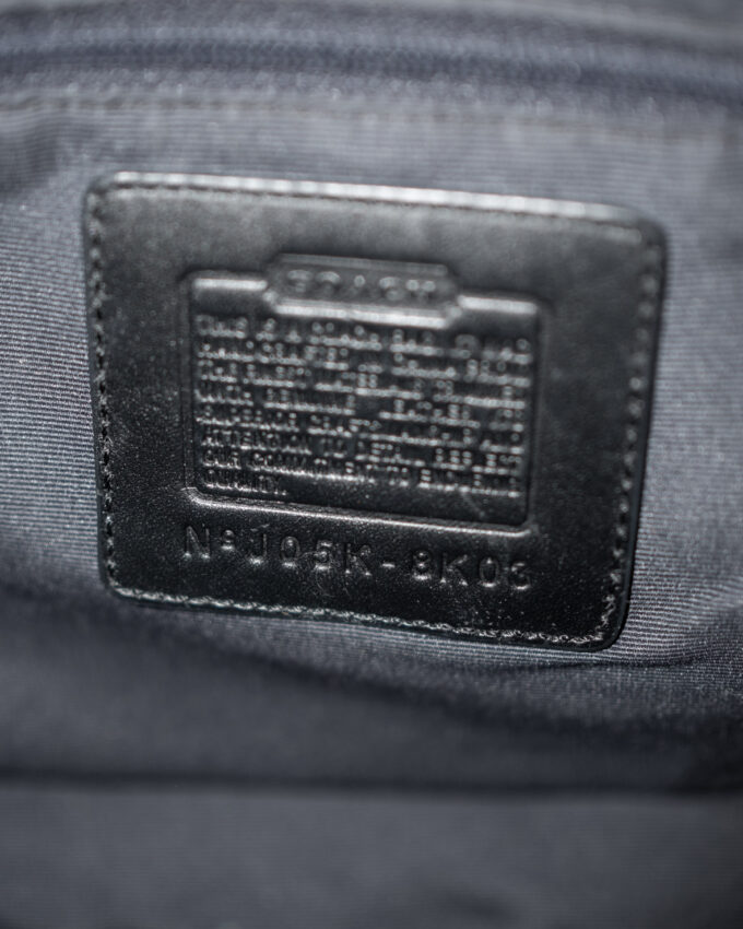Black Vintage Coach Hamilton Hobo Bag