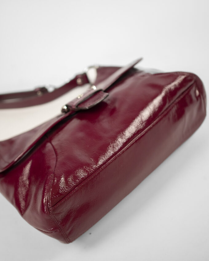 Vintage Coach Plum Soho Patent Leather Bag