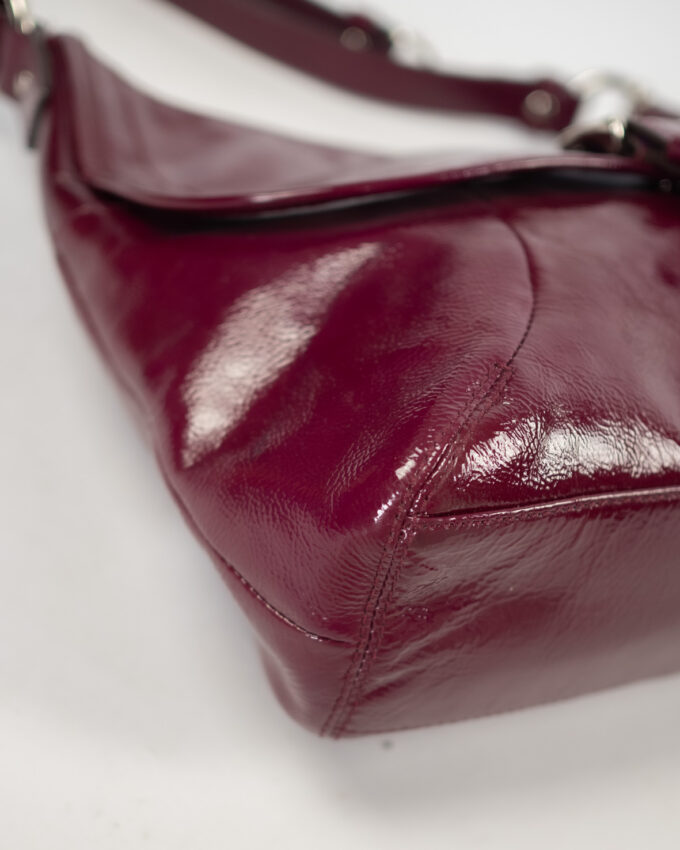 Vintage Coach Plum Soho Patent Leather Bag