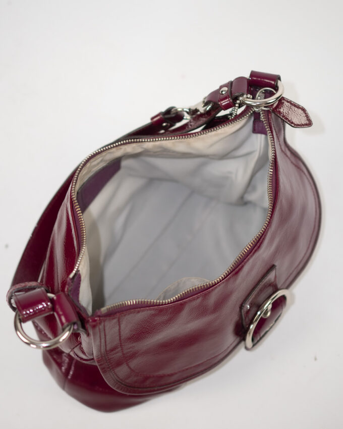 Vintage Coach Plum Soho Patent Leather Bag