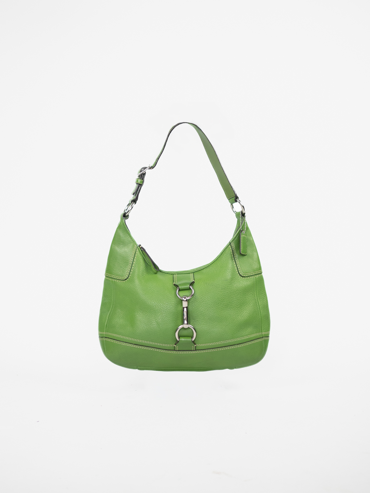 Rare Green Vintage Coach Hamilton Leather Bag