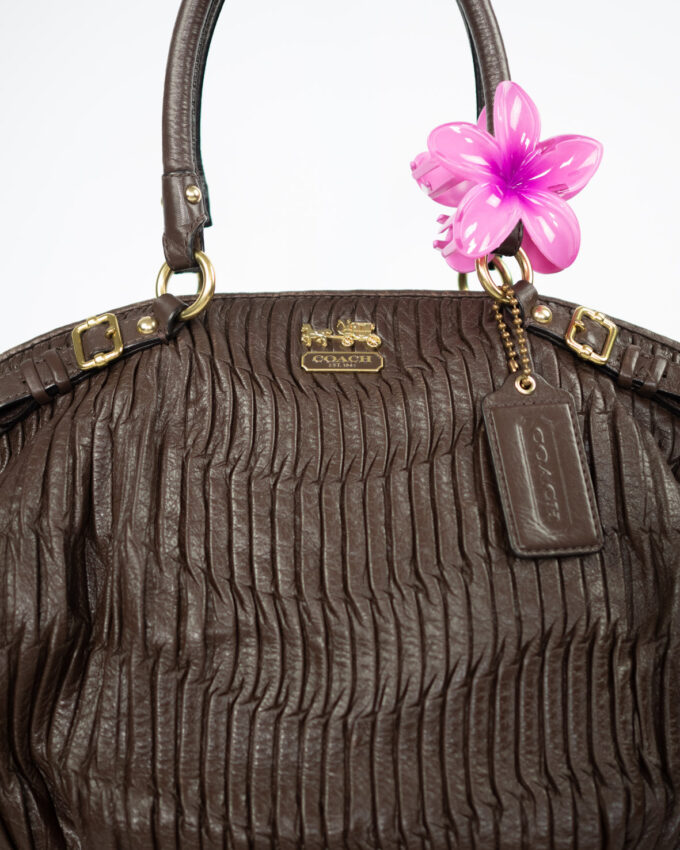 Brown Vintage Coach Madison Leather Bag