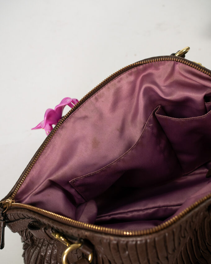 Brown Vintage Coach Madison Leather Bag
