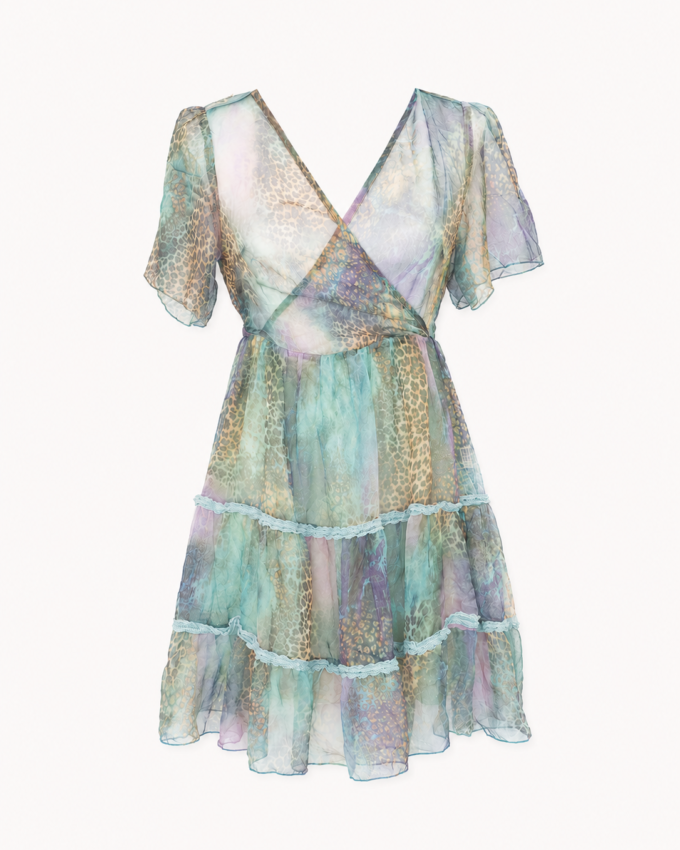 Vintage Silk Blend Dress - S
