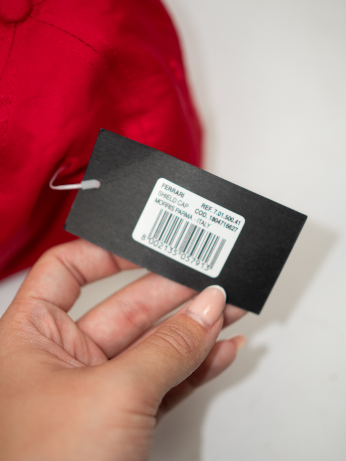 Ferrari Embroidered Cap – Brand New - Image 4