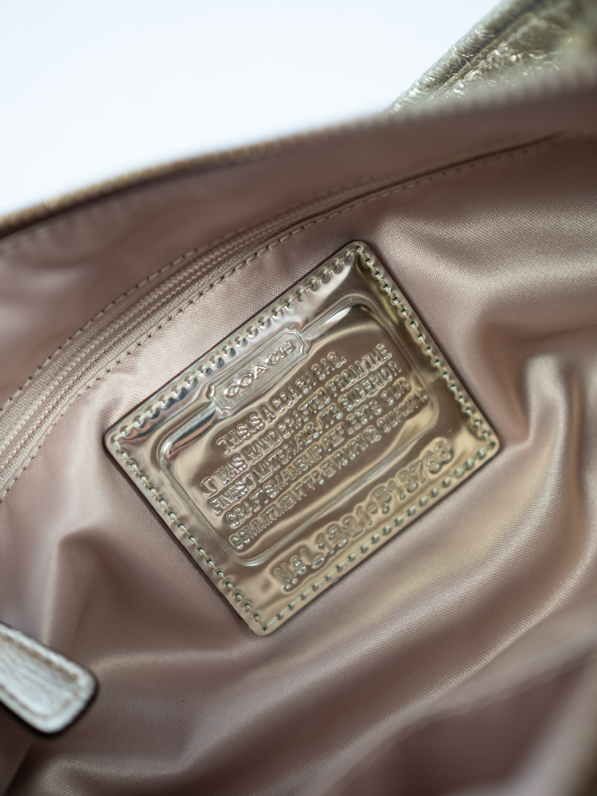 Vintage Coach Poppy Monogram Shoulder Bag - Image 10
