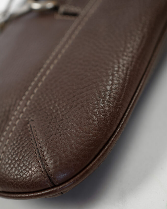 Vintage Coach Brown Leather Shoulder Bag