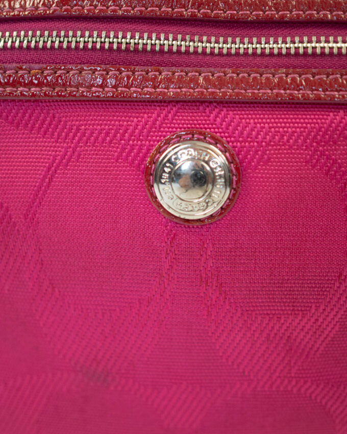 Rare Vintage Coach Pink Monogram Hobo Bag
