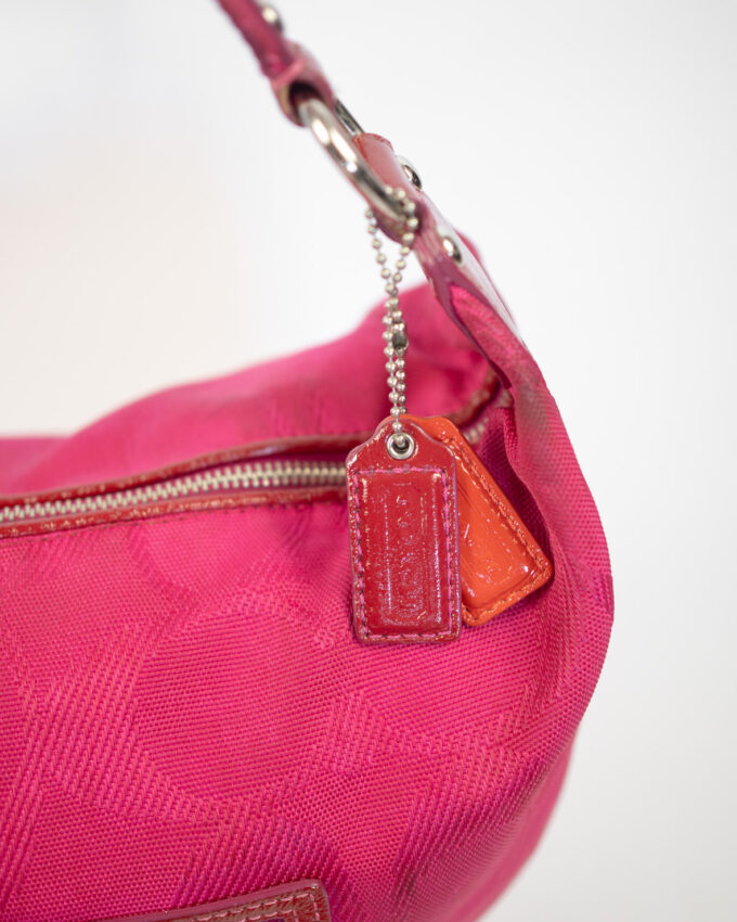 Rare Vintage Coach Pink Monogram Hobo Bag