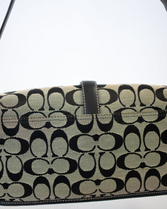 Rare Vintage Coach Monogram Shoulder Bag with Dust Bag