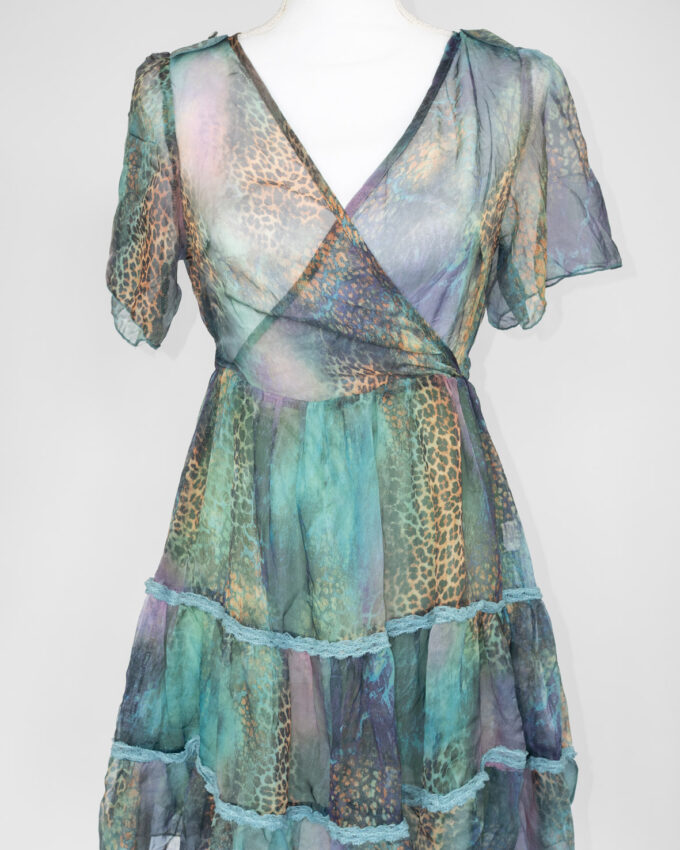Vintage Silk Blend Dress - S
