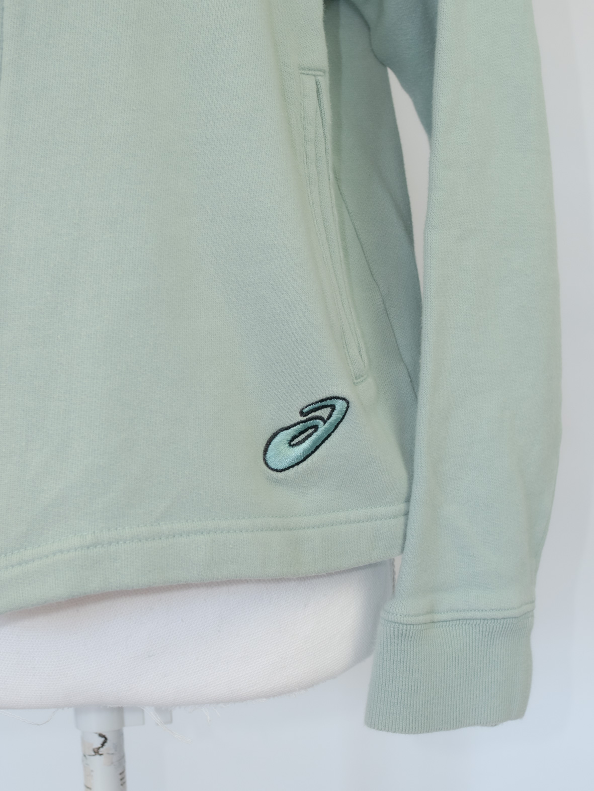 Vintage Asics Zip-Up Cotton Jacket - S - Image 2