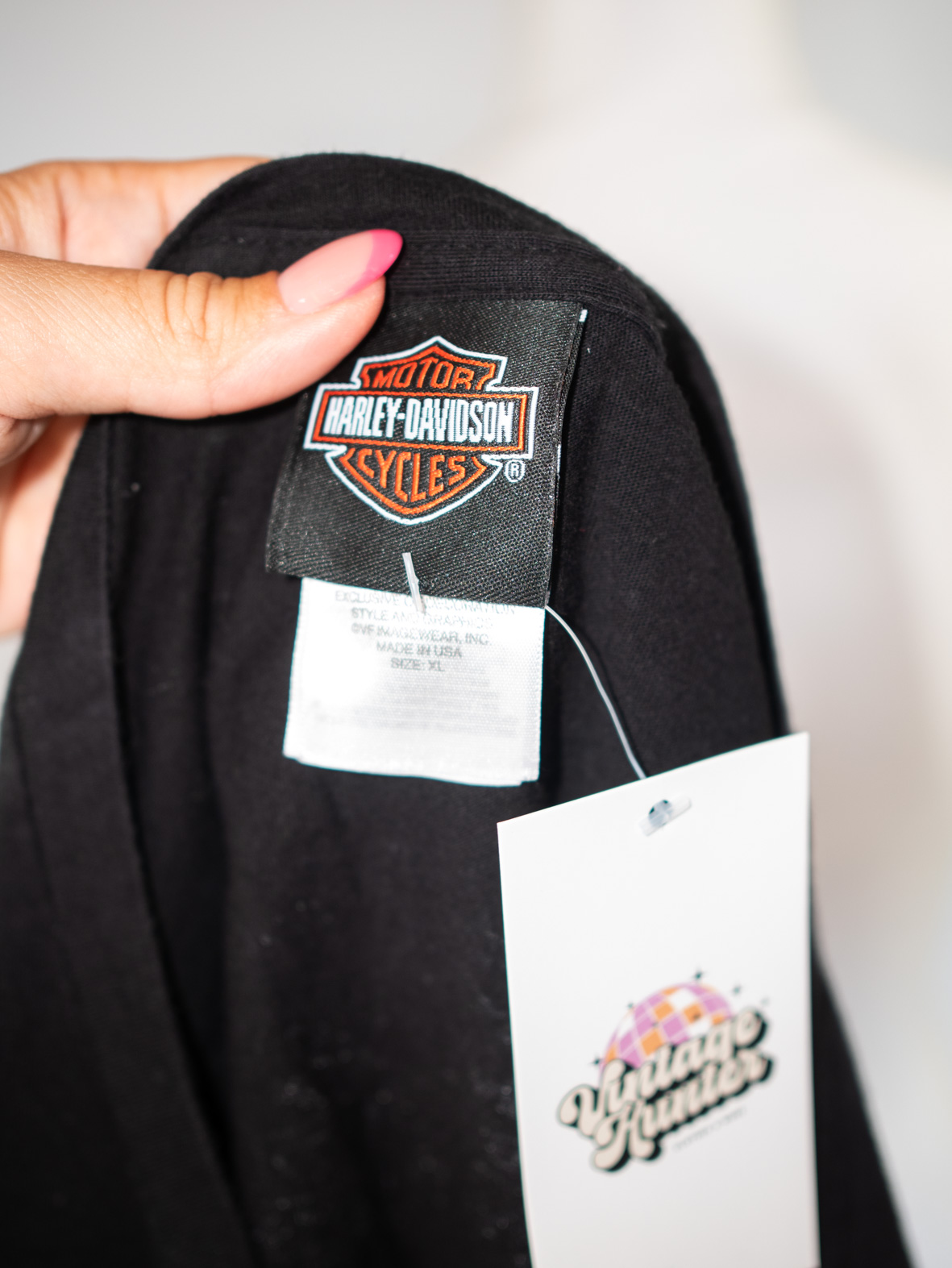 Vintage Harley-Davidson Tee - S/M - Image 5