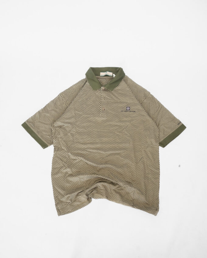 Patterned Polo Shirt - M
