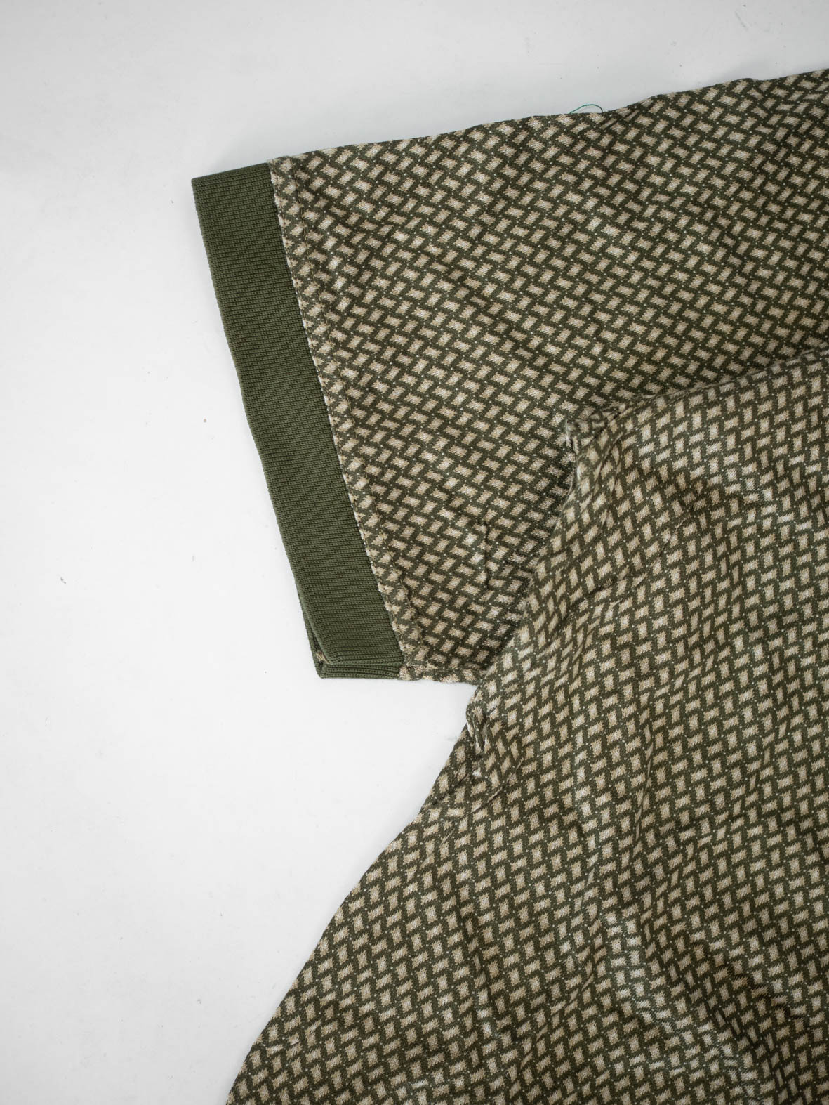 Patterned Polo Shirt - M - Image 5