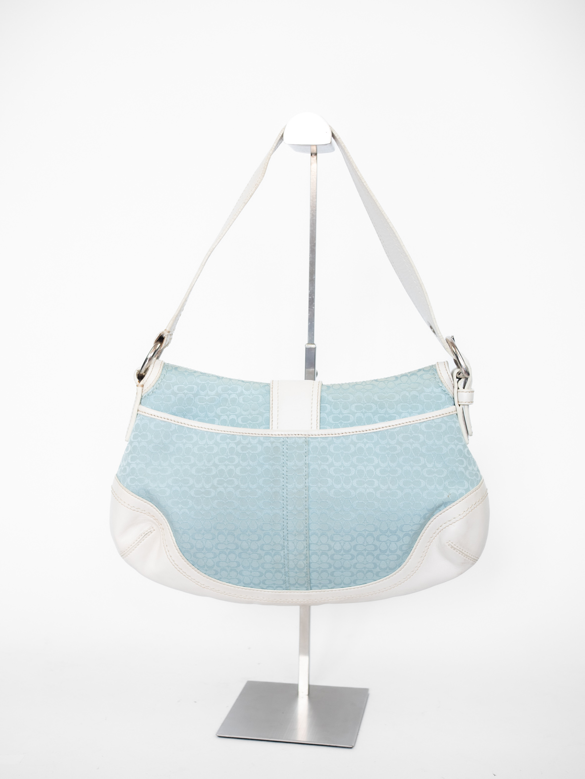 Vintage Coach Soho Pastel Blue Bag – Extremely Rare - Image 9