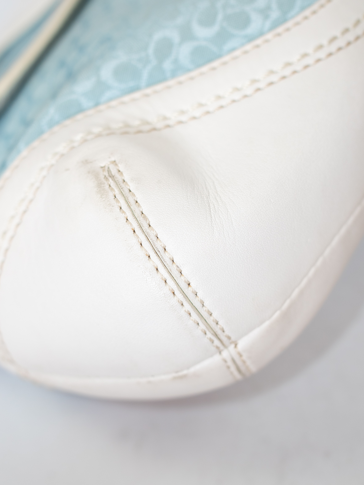 Vintage Coach Soho Pastel Blue Bag – Extremely Rare - Image 11
