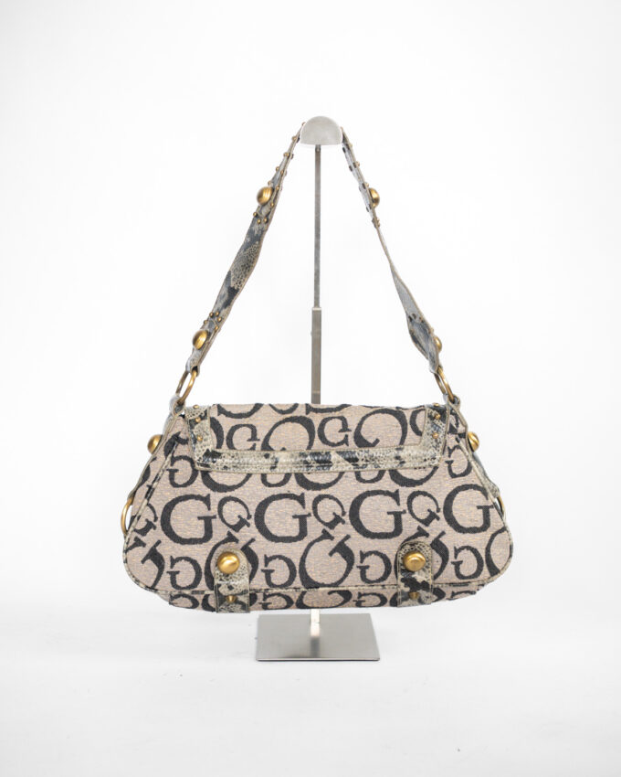 Rare Guess Vintage Y2K Lock Shoulder Bag