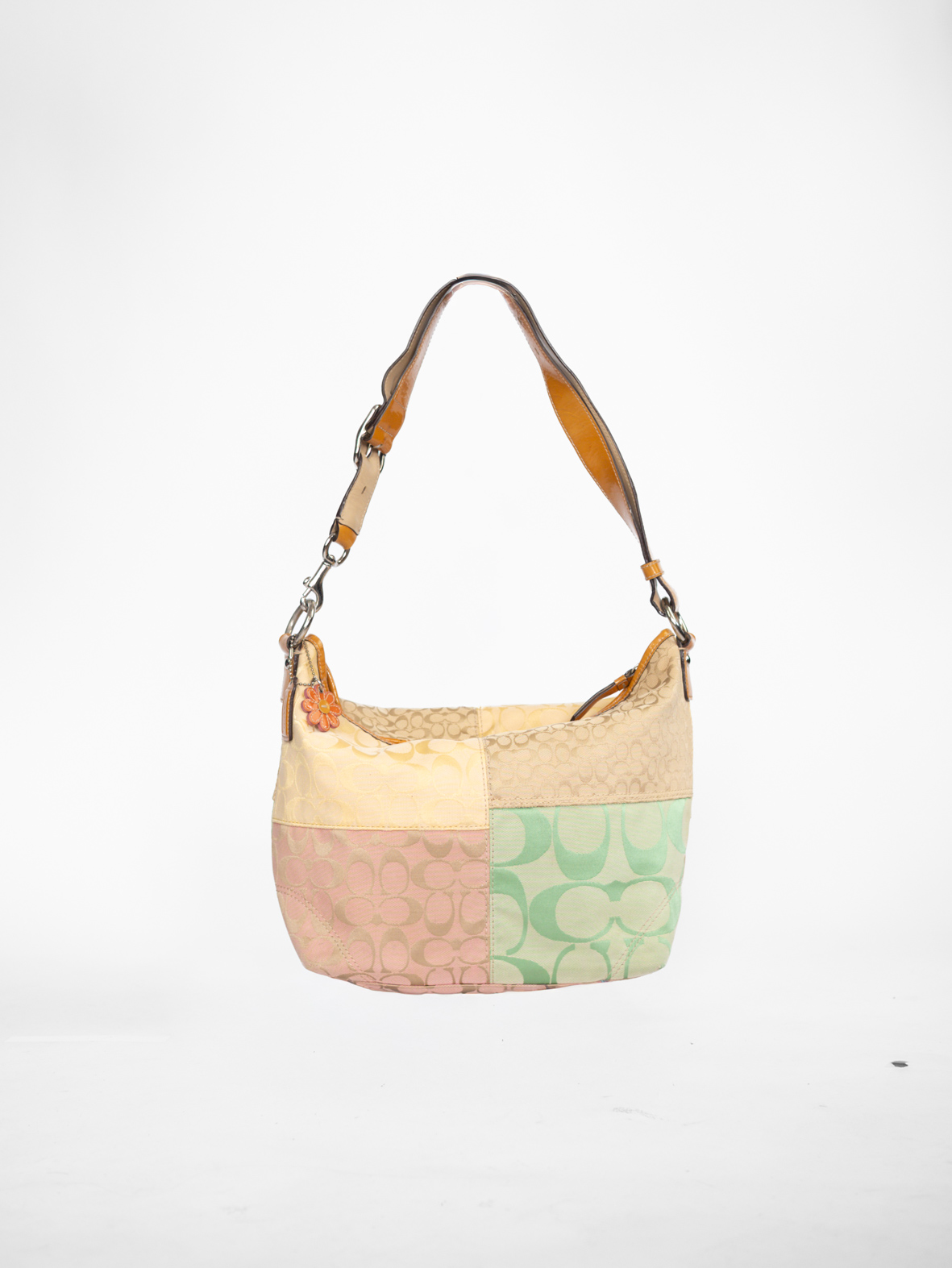 Super Rare Vintage Coach Pastel Patchwork Bag