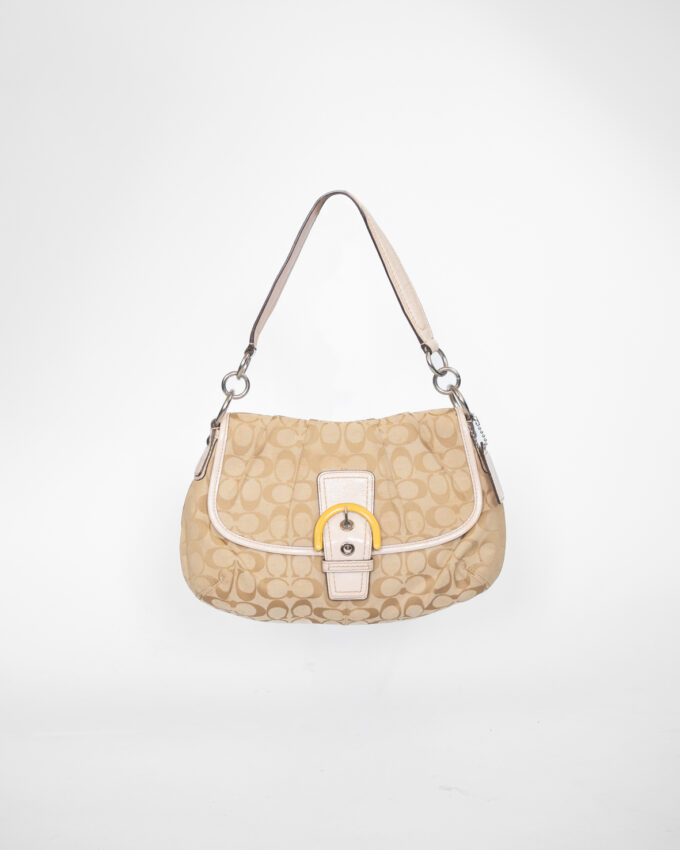 Vintage Coach Soho Monogram Shoulder