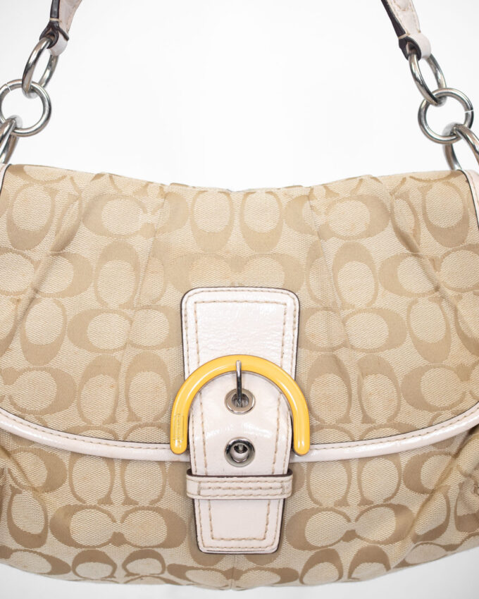 Vintage Coach Soho Monogram Shoulder