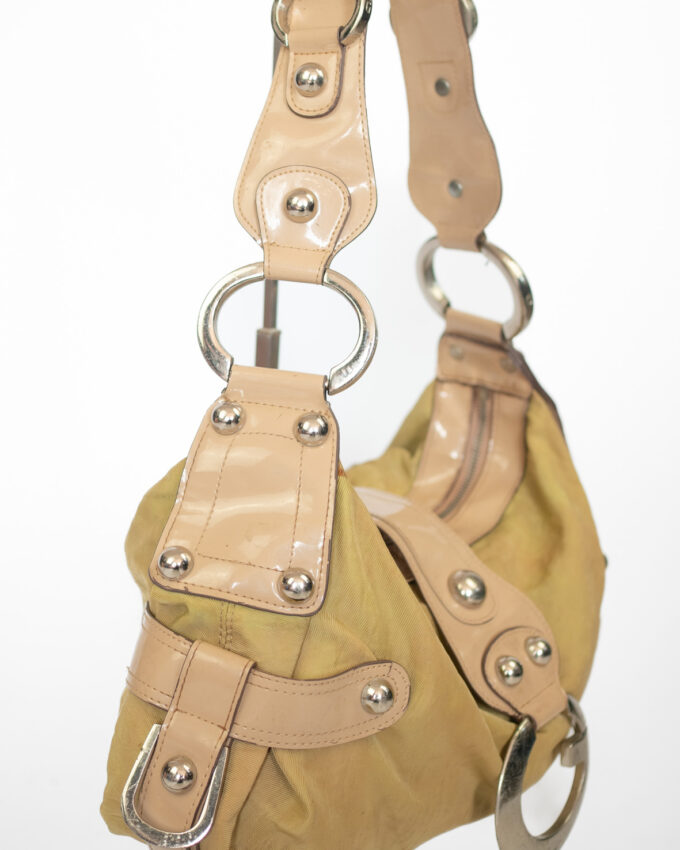 Vintage Guess Mustard G Logo Shoulder Bag