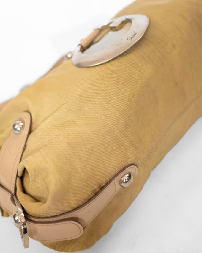 Vintage Guess Mustard G Logo Shoulder Bag