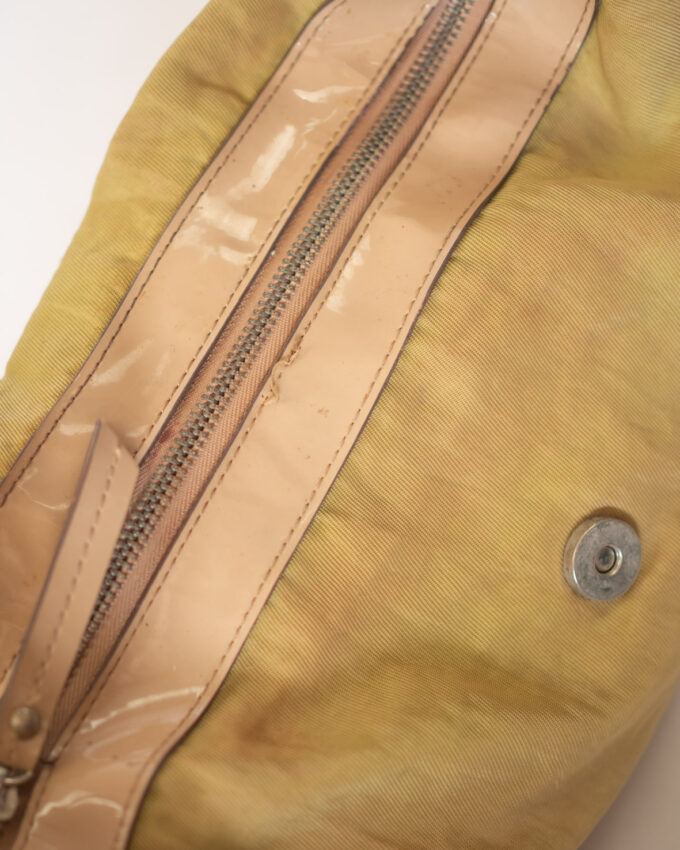 Vintage Guess Mustard G Logo Shoulder Bag