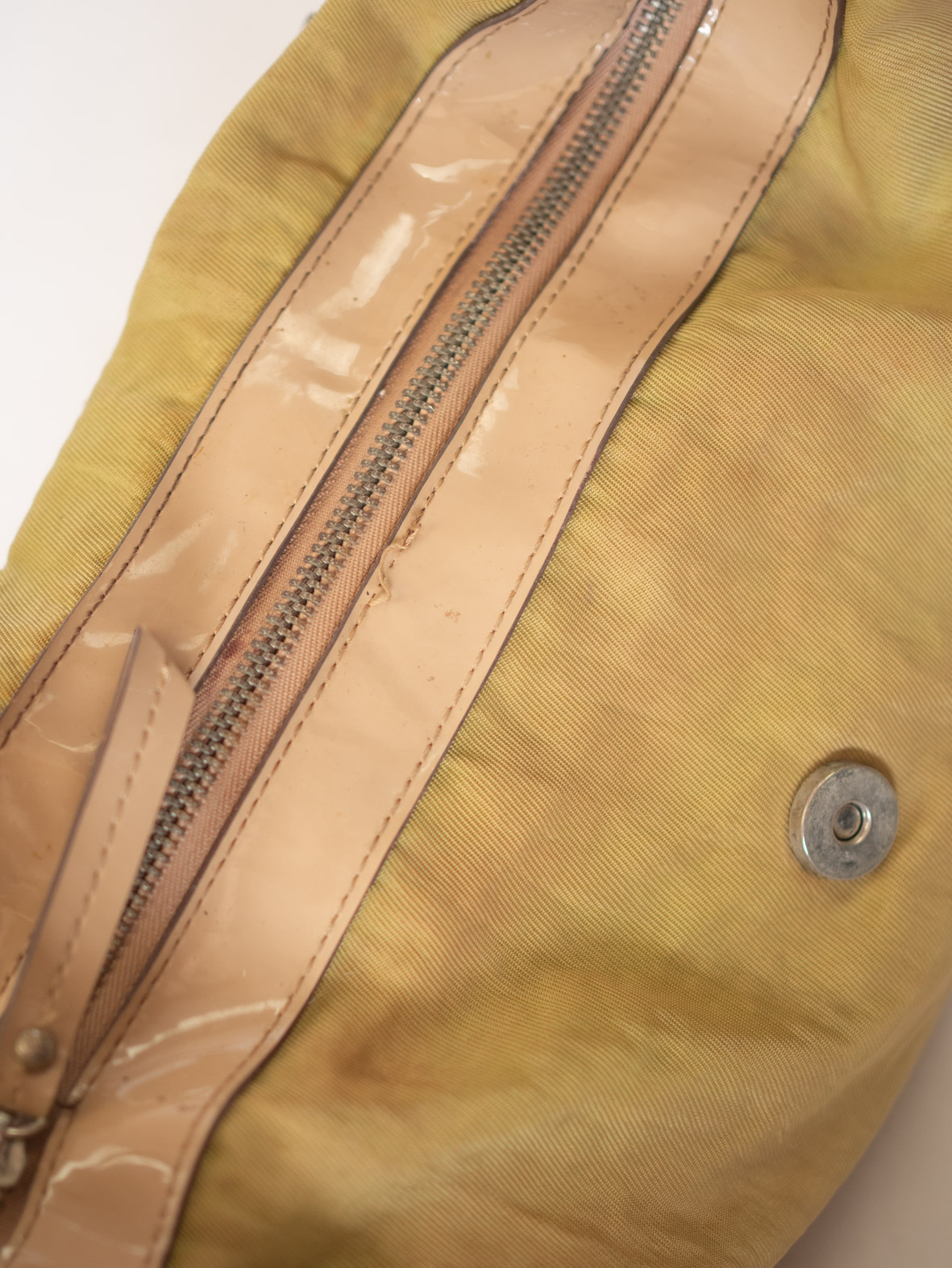 Vintage Guess Mustard G Logo Shoulder Bag - Image 6