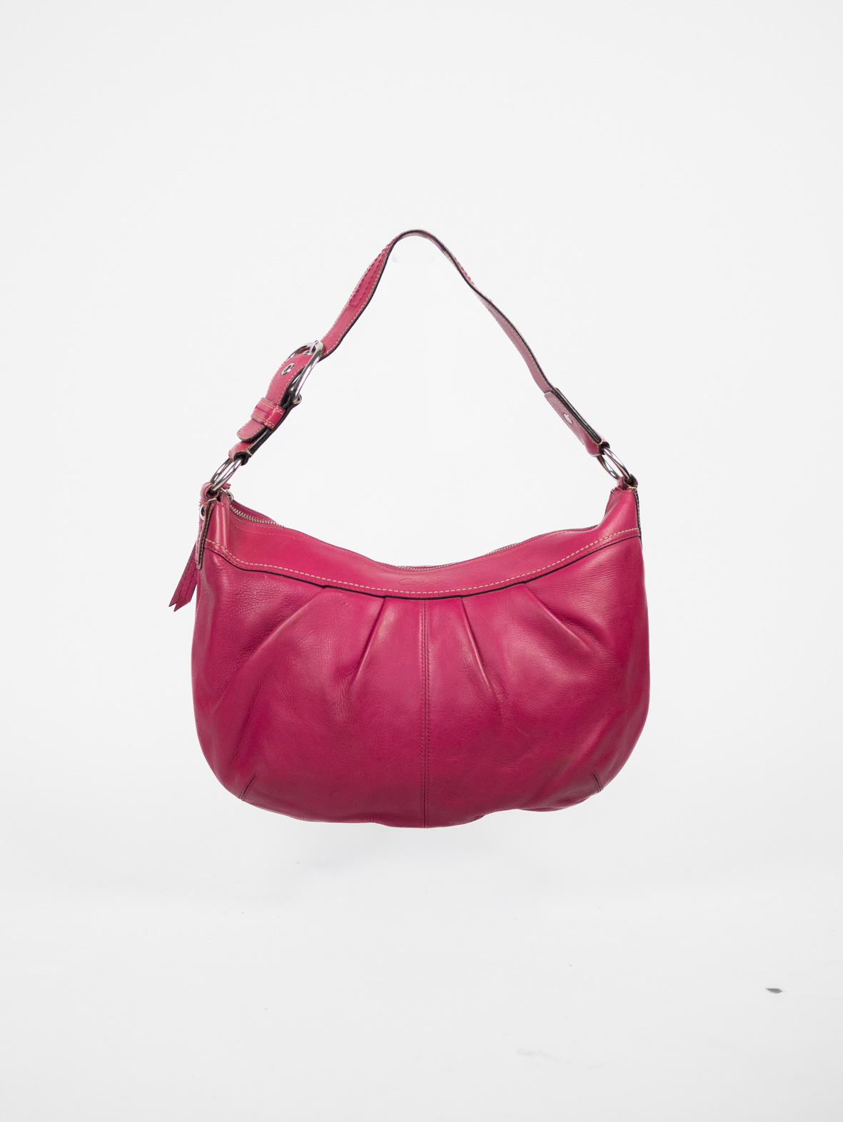 Coach Vintage Berry Leather Hobo Bag