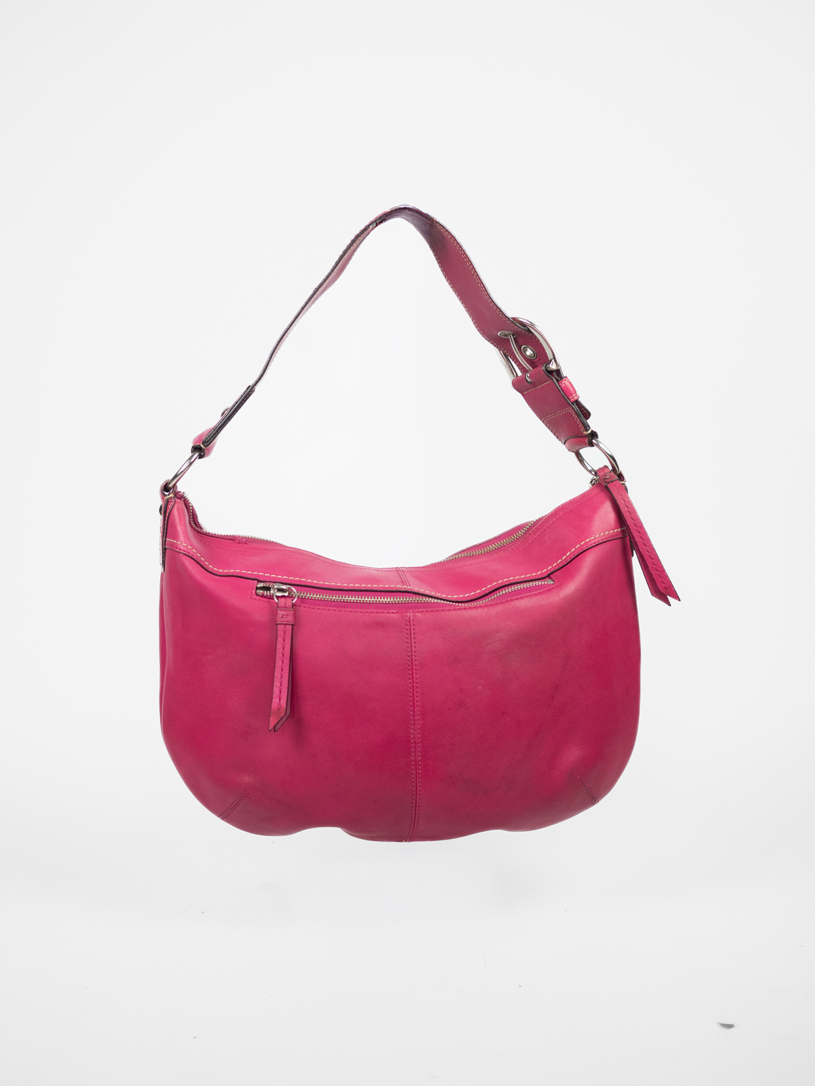 Coach Vintage Berry Leather Hobo Bag - Image 4