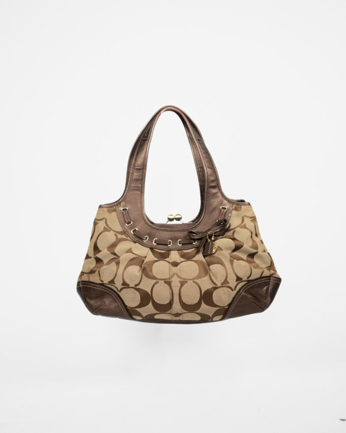 Coach Vintage Ergo Kisslock Signature Bag