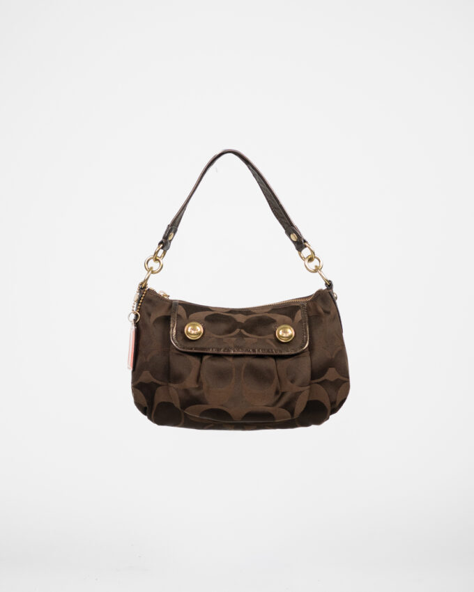Coach Vintage Poppy Rich Brown Shoulder Bag