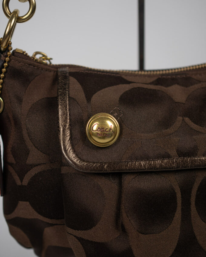 Coach Vintage Poppy Rich Brown Shoulder Bag