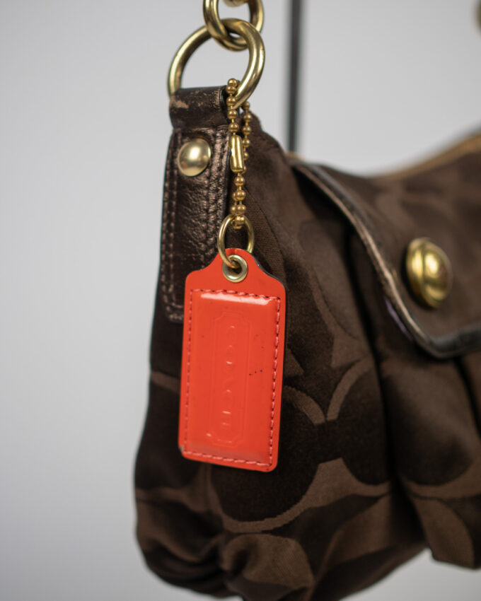 Coach Vintage Poppy Rich Brown Shoulder Bag