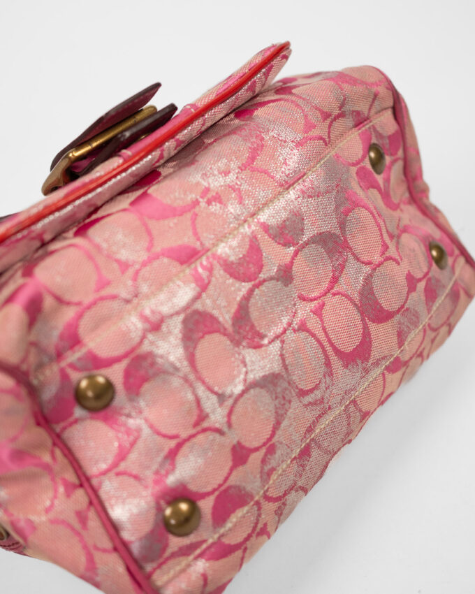 Coach Vintage Pink Metallic Mini Bag