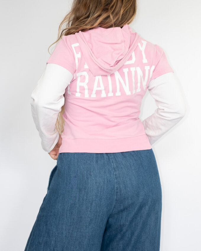 Vintage Freddy Training Pink Layered Hoodie - S/M