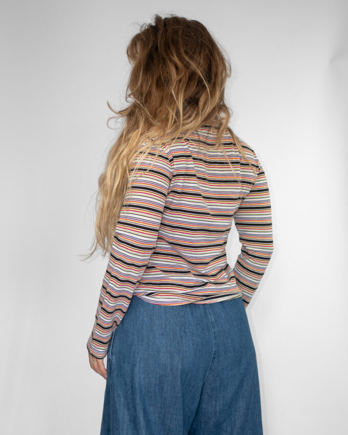 Vintage Striped Turtleneck - S/M
