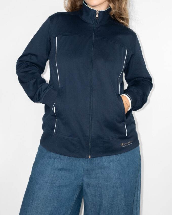 Vintage Champion Navy Track Jacket - M