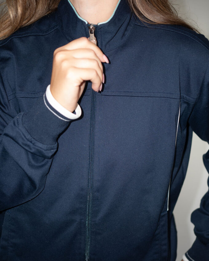 Vintage Champion Navy Track Jacket - M