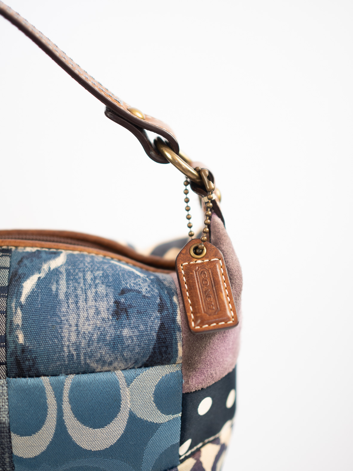Rare Vintage Coach Patchwork Mini Bag - Image 2