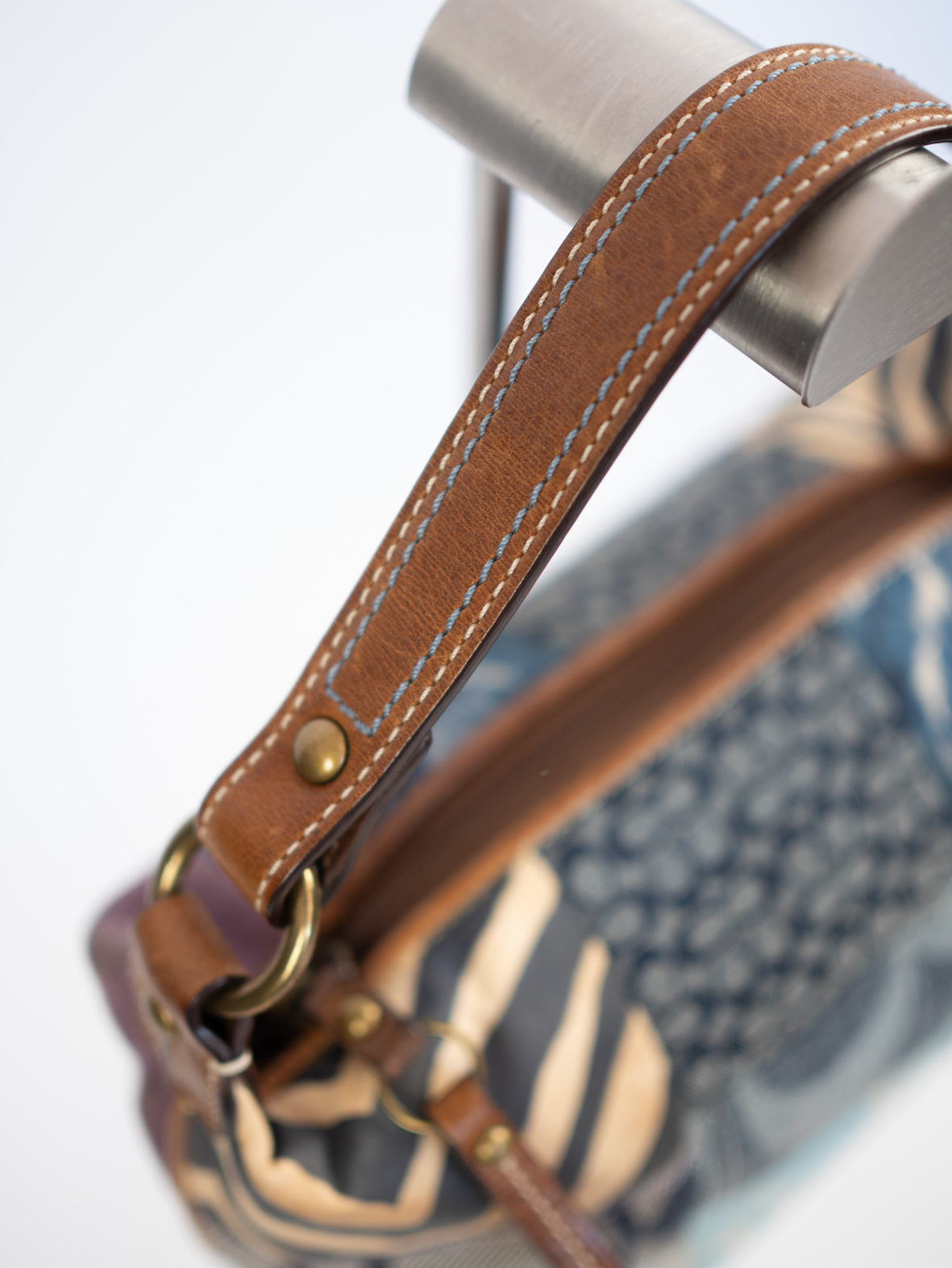 Rare Vintage Coach Patchwork Mini Bag - Image 6