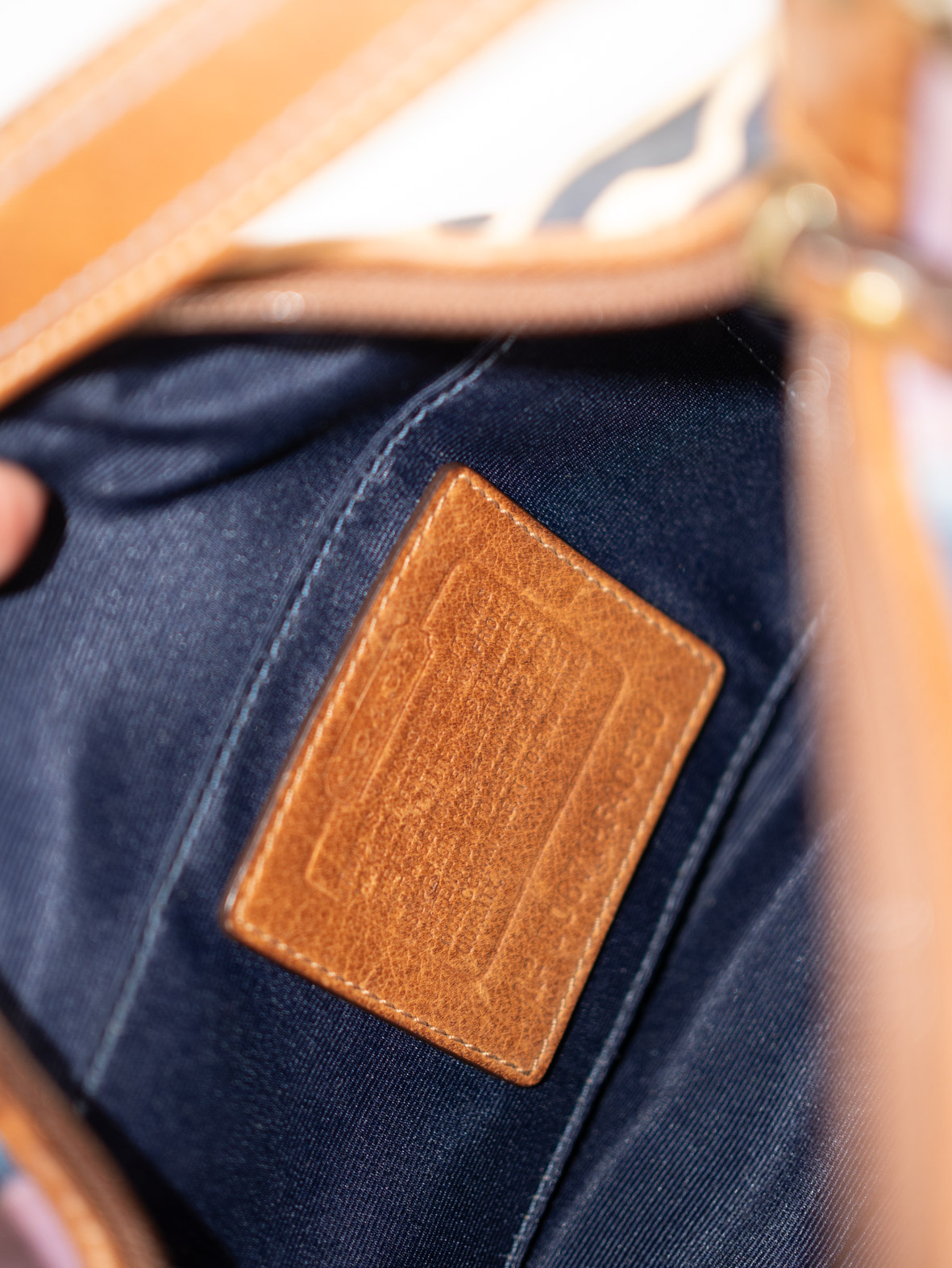 Rare Vintage Coach Patchwork Mini Bag - Image 4